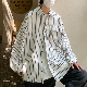 秋 服 メンズシャツ メンズ 韓国ファッション オシャレ 服 定番 ポリエステル ファッション 秋  服 長袖 カジュアル ストライプ柄 一般 ボタン シングルブレスト シンプル