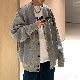 カーディガン ファッション カジュアル 韓国ファッション オシャレ 服 春秋 メンズ ポリエステル 長袖 一般 一般 Vネック シングルブレスト ボタン 無地 アルファベット