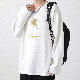 Tシャツ・POLOシャツ シンプル ファッション カジュアル 韓国ファッション オシャレ 服 春秋 コットン 長袖 一般 ラウンドネック プルオーバー なし アルファベット プリント カートゥーン