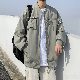 ジャケット シンプル ファッション カジュアル ストリート系 韓国ファッション オシャレ 服 秋  服 メンズ その他 長袖 一般 一般 ラウンドネック ジッパー ボタン 無地