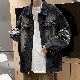 ジャケット ファッション カジュアル レトロ ストリート系 韓国ファッション オシャレ 服 キレカジ シンプル 秋  服 その他 長袖 一般 一般 折り襟 ボタン なし 無地