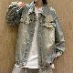 ジャケット ファッション カジュアル レトロ ストリート系 韓国ファッション オシャレ 服 キレカジ シンプル 秋  服 その他 長袖 一般 一般 折り襟 ボタン なし 無地