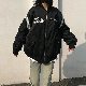 ファッション ジャケット 定番 ストリート系 アルファベット プリント 長袖 ジッパー シンプル 男女兼用 アウター