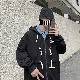 個性的なデザイン 絶対流行 おしゃれ度アップ フード付き シンプル ファッション 学園風 ストリート系 韓国系 キャンパス コート ジャケット