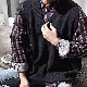 ノースリーブ・タンクトップ韓国ファッション オシャレ 服プルオーバーなし無地ポリエステルカジュアル