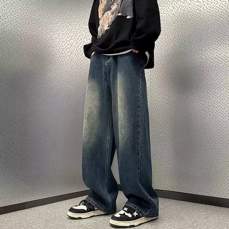 カジュアルパンツ シンプル 韓国ファッション オシャレ 服 秋  服 メンズ コットン なし なし ロング丈 グラデーション色