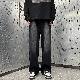 カジュアルパンツ シンプル 韓国ファッション オシャレ 服 秋  服 メンズ コットン なし なし ロング丈 グラデーション色