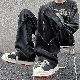 【好感度UP】カジュアルパンツ シンプル ファッション カジュアル 韓国ファッション オシャレ レギュラーウエスト ロング丈 無地