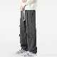カジュアルパンツ ファッション カジュアル 大きいサイズ 韓国ファッション オシャレ 服 オールシーズン コットン ポケット付き ボウタイ レギュラーウエスト 無地