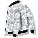 ジャケットシンプルカジュアル韓国ファッション オシャレ 服メンズポリエステル長袖一般一般スタンドネックジッパーファスナー配色プリント