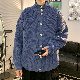 カーディガン 韓国ファッション オシャレ 服 シンプル レトロ 秋冬 メンズ ポリエステル 長袖 一般 一般 スタンドネック シングルブレスト ボタン 無地