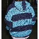 人気を獲得♡ メンズ セーター アメリカン レトロ カジュアル 配色 ボーダー 切り替え ボタン フード付き ゆったり 秋冬 セーター