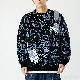 目を奪われる 全4色 セーター ファッション カジュアル 韓国系 落書き カートゥーン プリント 配色 秋冬 ラウンドネック メンズ セーター