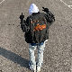 絶対流行 レトロ ストリート系 アルファベット プリント 刺繍 ファッション カジュアル ポケット付き 秋冬 ジャケット