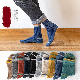 ソックス・手袋 シンプル ファッション カジュアル 韓国ファッション オシャレ 服 秋冬 メンズ 配色 切り替え なし 配色