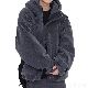 コート シンプル ファッション カジュアル 韓国ファッション オシャレ 服 秋冬 メンズ ポリエステル 長袖 一般 一般 フード付き ジッパー ファスナー ポケット付き 無地