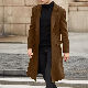 魅力を徹底解剖 全5色 コート ファッション オフィスカジュアル ラシャ 無地 折り襟 秋冬 定番 メンズ ロング コート