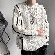 魅力を徹底解剖 セーター 韓国系 ファッション カジュアル 高級感 配色 幾何模様 ラウンドネック 秋冬 メンズ セーター