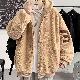 ファッション感満々 全3色 綿コート 韓国系 カジュアル ファッション 厚手 アルファベット プリント 配色 フード付き 秋冬 メンズ 綿コート