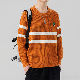 スタイリッシュ 全3色 セーター 韓国系 カジュアル ファッション ボーダー 配色 プリント ラウンドネック ルーズ 秋冬 メンズ セーター