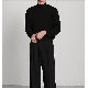 魅力的 セーター 韓国系 オフィスカジュアル シンプルシンプル 無地 ハーフネック 無地 秋冬 メンズ セーター