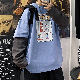 Tシャツ・POLOシャツ韓国ファッション オシャレ 服プルオーバーファッションカジュアルシンプルプリント春 服ポリエステル配色レトロラウンドネック長袖秋  服プリントレイヤード / 重ね着風アルファベット