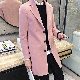コートシンプル韓国ファッション オシャレ 服冬  服秋  服メンズポリエステル長袖一般折り襟シングルブレストボタン無地