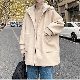 超人気 コート 韓国風 ファッション カジュアル ラシャ 切り替え フード付き 中長 秋冬 メンズ 厚手 コート