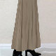 women-トップス・ワンピースベージュ韓国ファッション オシャレ 服長袖切り替えストレートスカート秋冬フード付き配色シンプル一般ギャザーナチュラルなしその他カジュアル