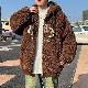 綿コート・ダウンジャケット ファッション カジュアル 韓国ファッション オシャレ 服 冬  服 秋  服 ラムウール 長袖 一般 一般 フード付き ジッパー ポケット付き 刺繍 アルファベット