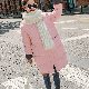ダウンジャケット 秋冬 一般 韓国ファッション オシャレ 服 ファッション ポリエステル 一般 切り替え コットン カジュアル スタンドネック 配色 ジッパー 着痩せ効果 長袖