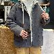 ジャケット シンプル ファッション カジュアル ストリート系 定番 韓国ファッション オシャレ 服 秋冬 その他 長袖 一般 一般 ジッパー レイヤード / 重ね着風 無地