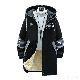 綿コート・ダウンジャケット韓国ファッション オシャレ 服ファッションカジュアル長袖一般中長フード付きジッパー切り替えプリントプリントアルファベット配色