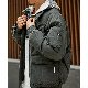 【Designer Pick】ジャケット シンプル ファッション カジュアル 韓国ファッション オシャレ 服 秋冬 メンズ ポリエステル 長袖 一般 スタンドネック ジッパー 切り替え 無地