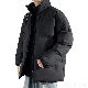 綿コート・ダウンジャケット シンプル 一般 無地 長袖 スタンドネック 韓国ファッション オシャレ 服 冬  服 ジッパー ポリエステル モード ポケット付き