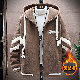 綿コート・ダウンジャケットファッションストリート系韓国ファッション オシャレ 服長袖一般一般フード付きジッパー切り替えプリントアルファベット配色プリント