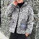 ジャケット シンプル 韓国ファッション オシャレ 服 春 服 冬  服 秋  服 ポリエステル 長袖 一般 一般 フード付き ジッパー 切り替え 配色