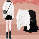 ホワイト/セーター+ブラック/カットソー+ブラック/ドレス