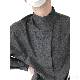 シャツ シンプル 韓国ファッション オシャレ 服 秋冬 メンズ ポリエステル 長袖 一般 一般 折り襟 シングルブレスト ポケット付き 無地