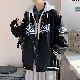 ジャケットカジュアルストリート系韓国ファッション オシャレ 服シンプルファッションキレカジ秋冬ポリエステル長袖一般フード付きレイヤード / 重ね着風