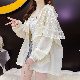 絶対可愛い  ファッション 韓国系 フード付き スパンコール ジッパー春夏UVカット通気性良い接触冷感カーディガン